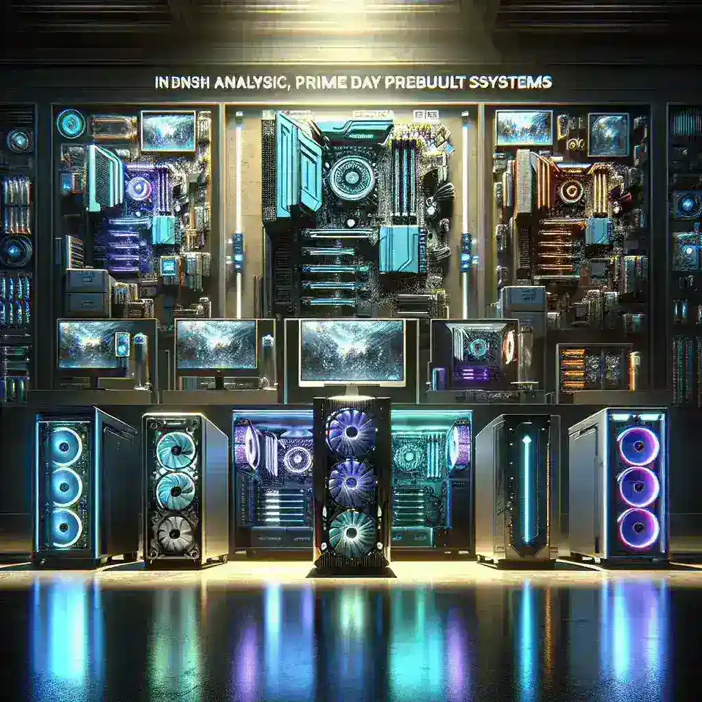 "High-quality prebuilt gaming system showcased during Amazon Prime Day sale, highlighting premium components and design features for avid gamers and tech enthusiasts – In-Depth Analysis of Premium Prime Day Prebuilt Systems."